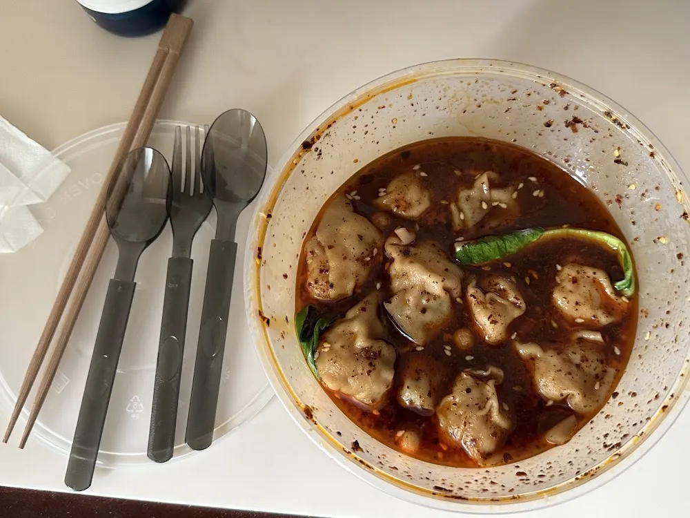 Spicy Dumpling Soup